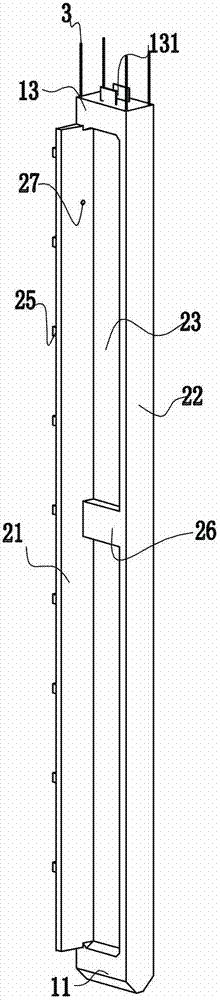 Pre-tensioned pre-stressing fender post