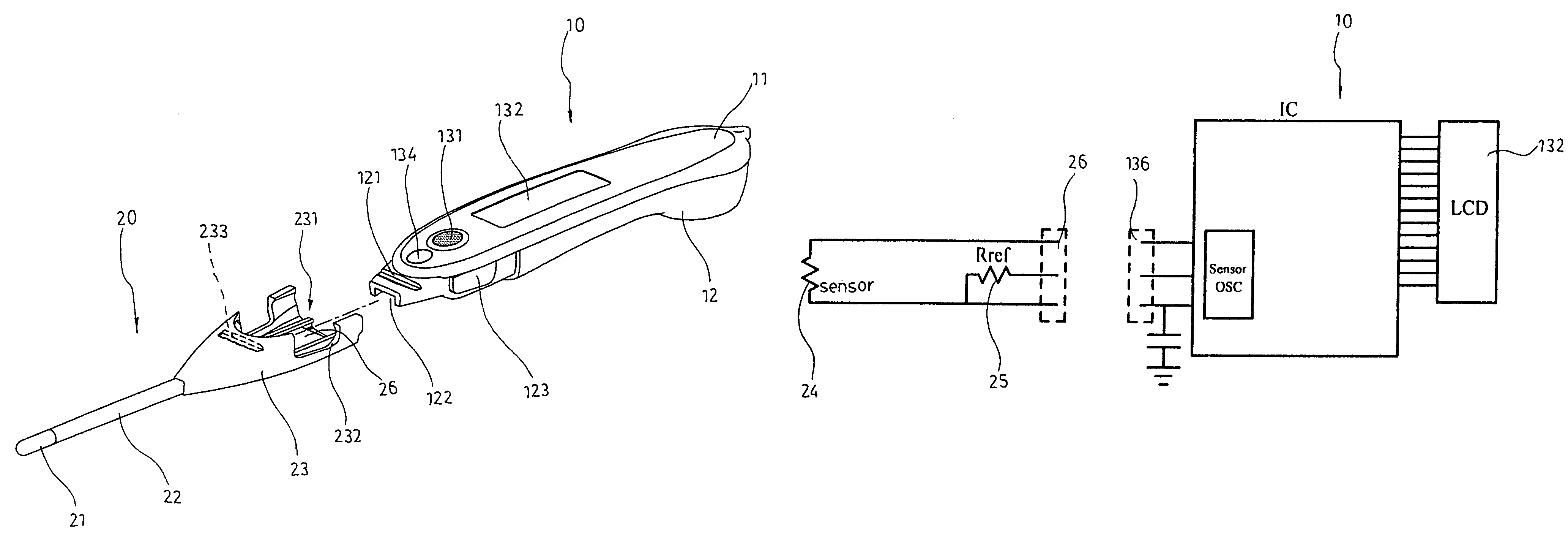 Assembly method and structure of an electronic clinical thermometer