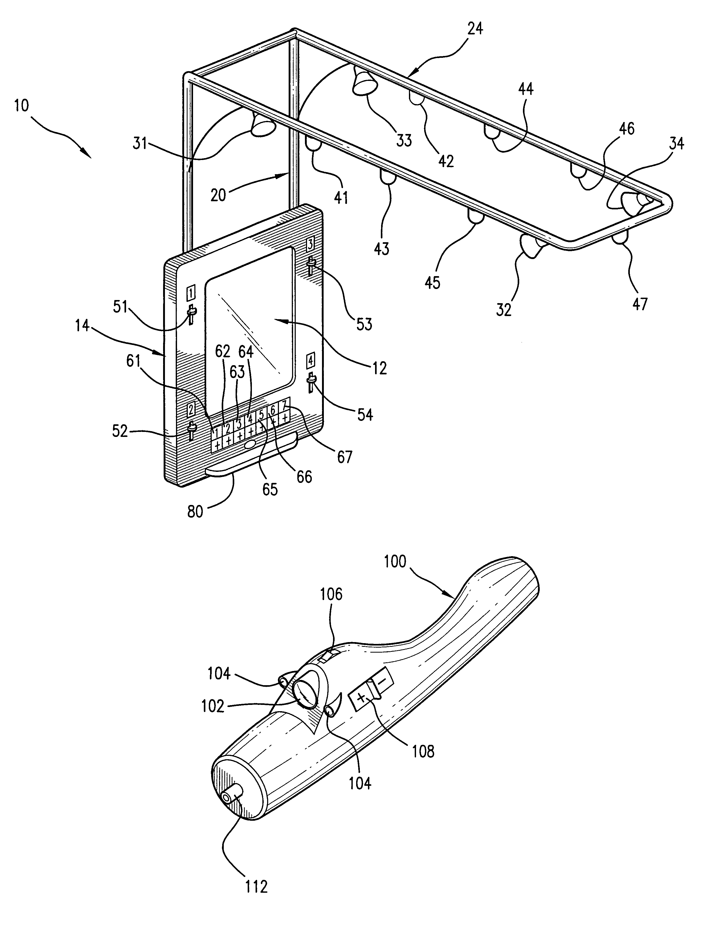 Personal grooming visual display system