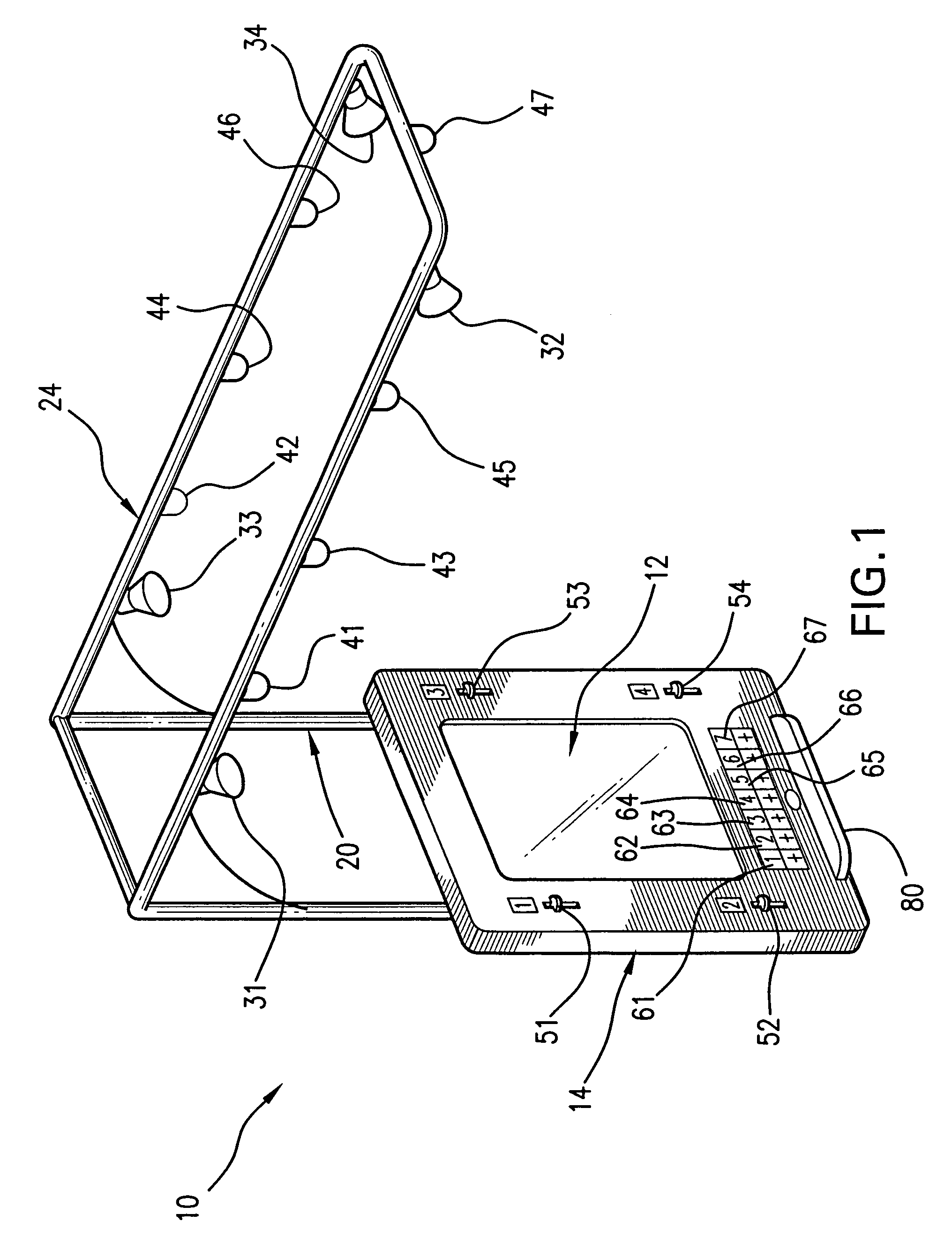 Personal grooming visual display system