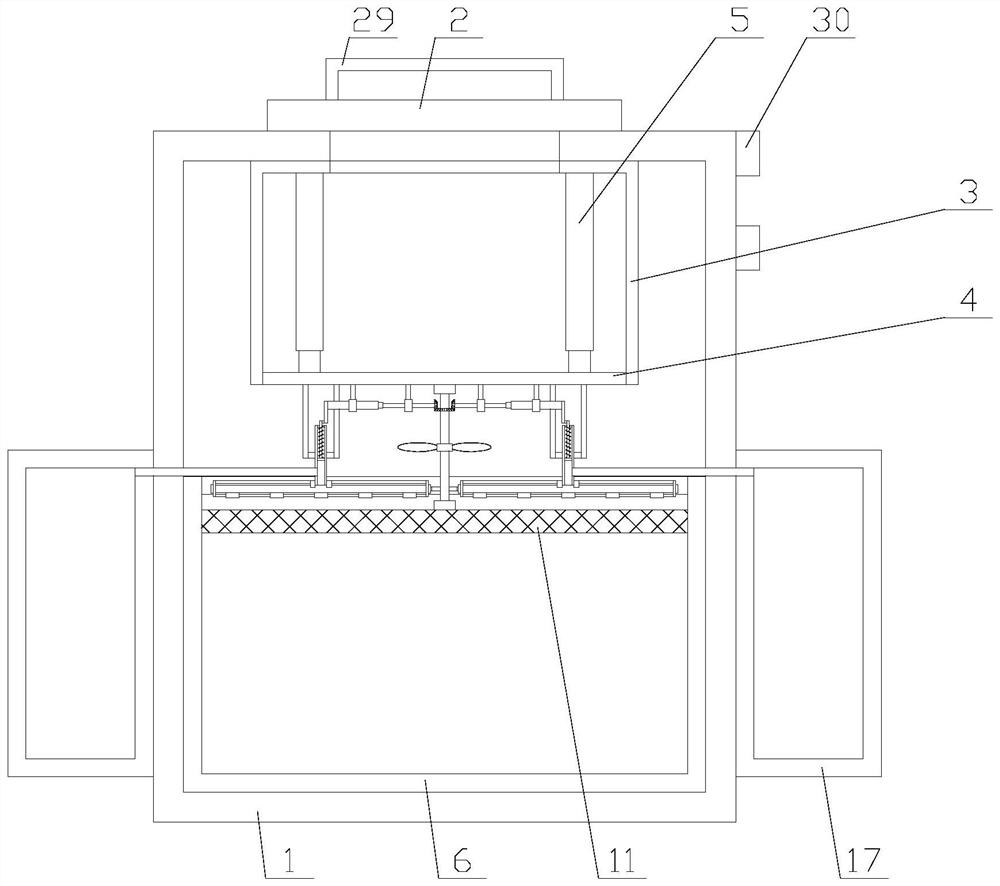 Quenching furnace with impurity removal function