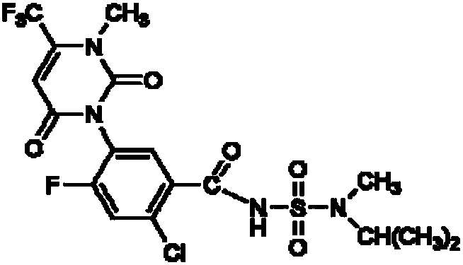 Weeding composition containing saflufenacil and aminopyralid