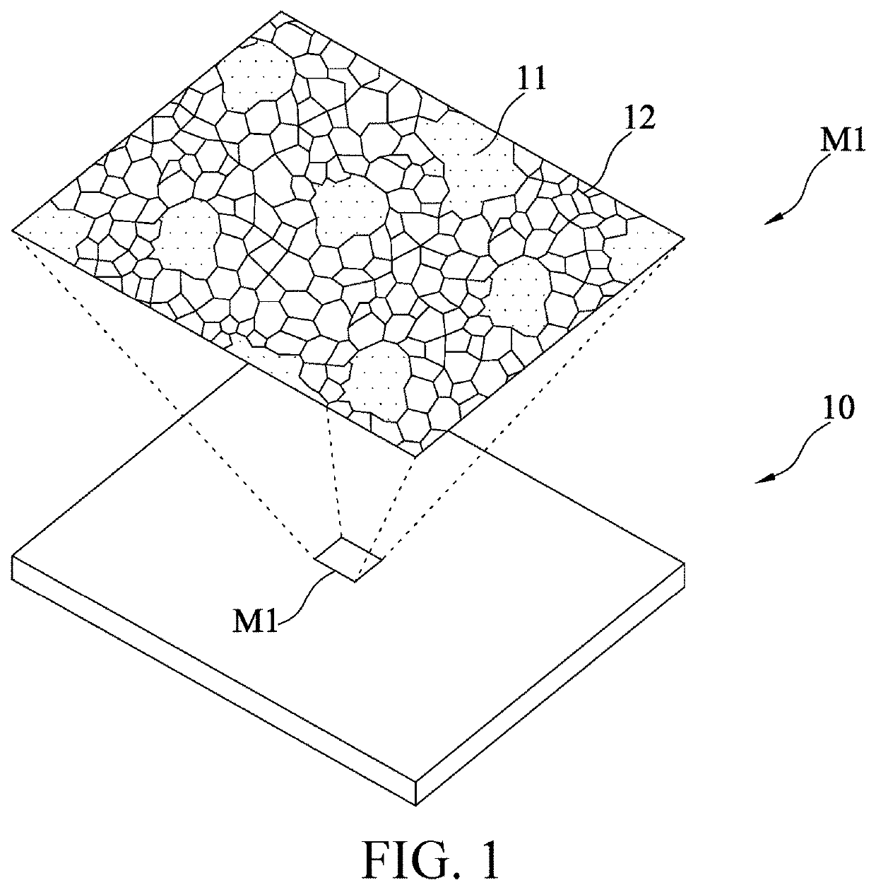 Flexible electrode and fabrication method therefor