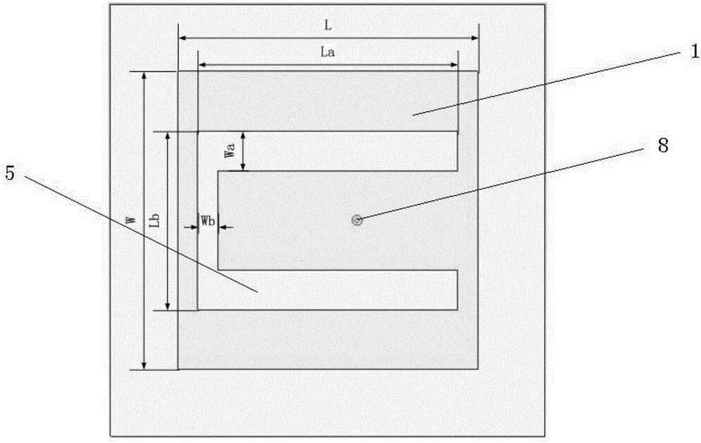 Broadband capacitive feed miniature microstrip paster antenna