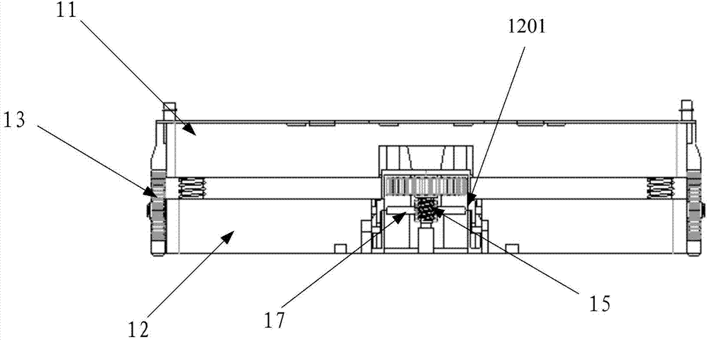 Transmission mechanism, head mounted display, and refraction adjusting method for head mounted display