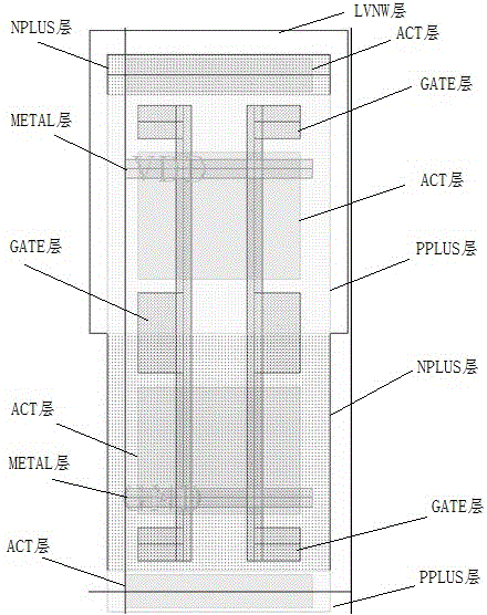 Basic cell, standard cell, standard cell library, back-end full-custom design method and chip