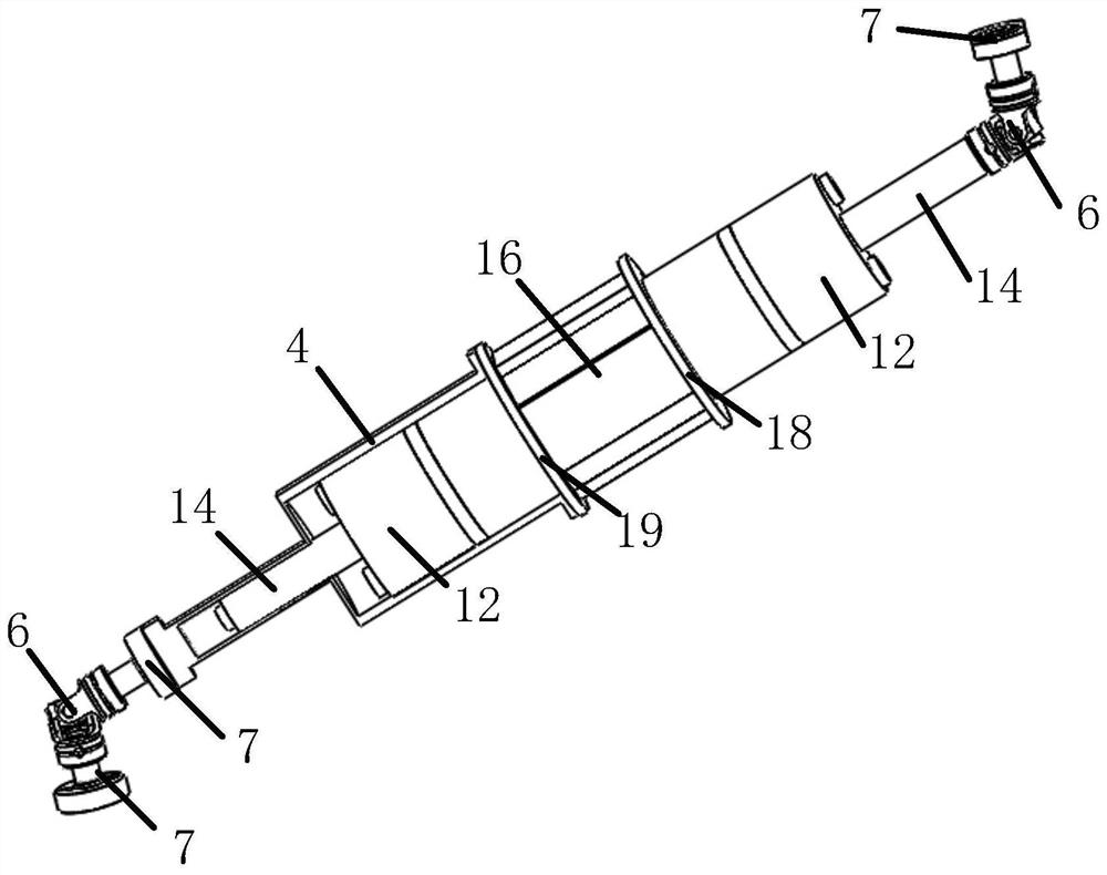 Piezoelectric hydraulic high-precision positioning platform device