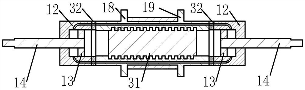 Piezoelectric hydraulic high-precision positioning platform device