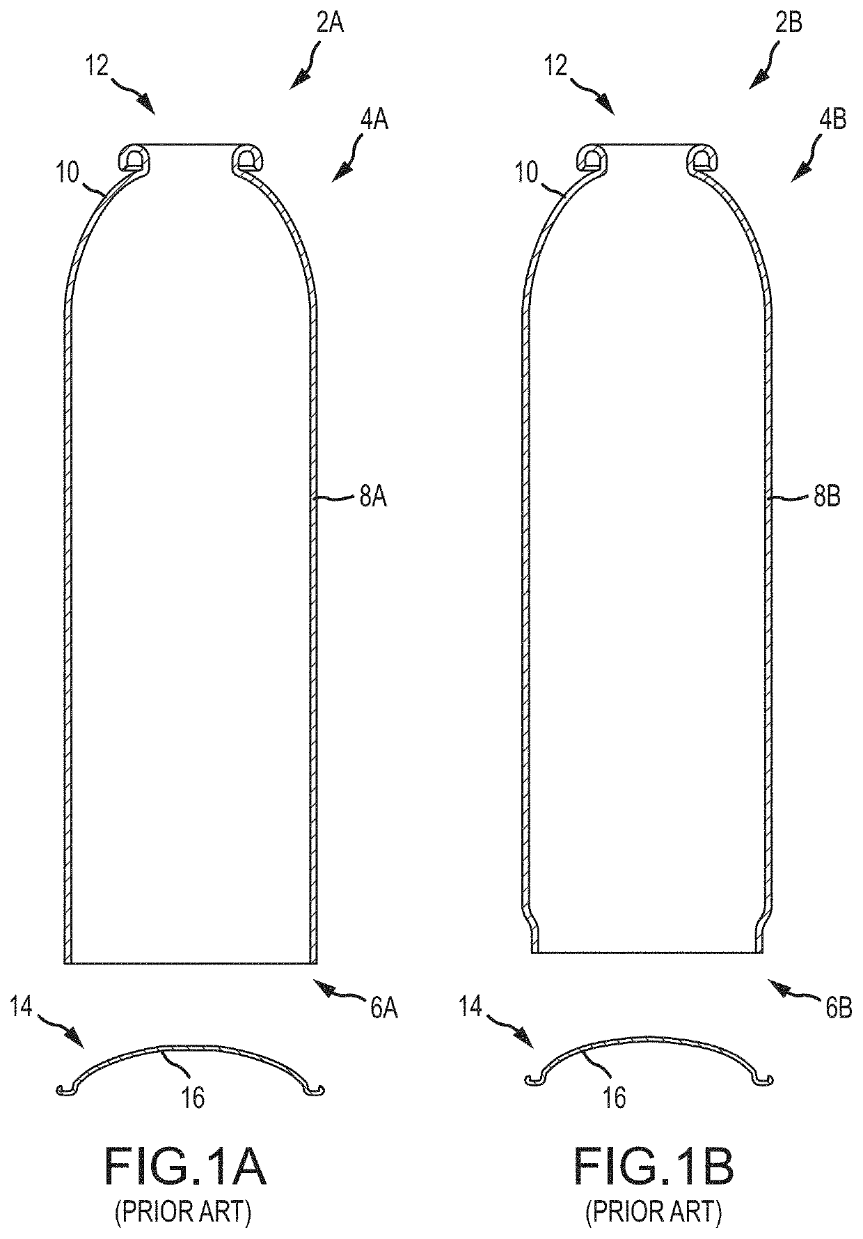 Metallic container dome configured to deform at a predetermined pressure