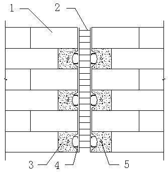 Construction method of constructional column prefabricated dent joint concrete module