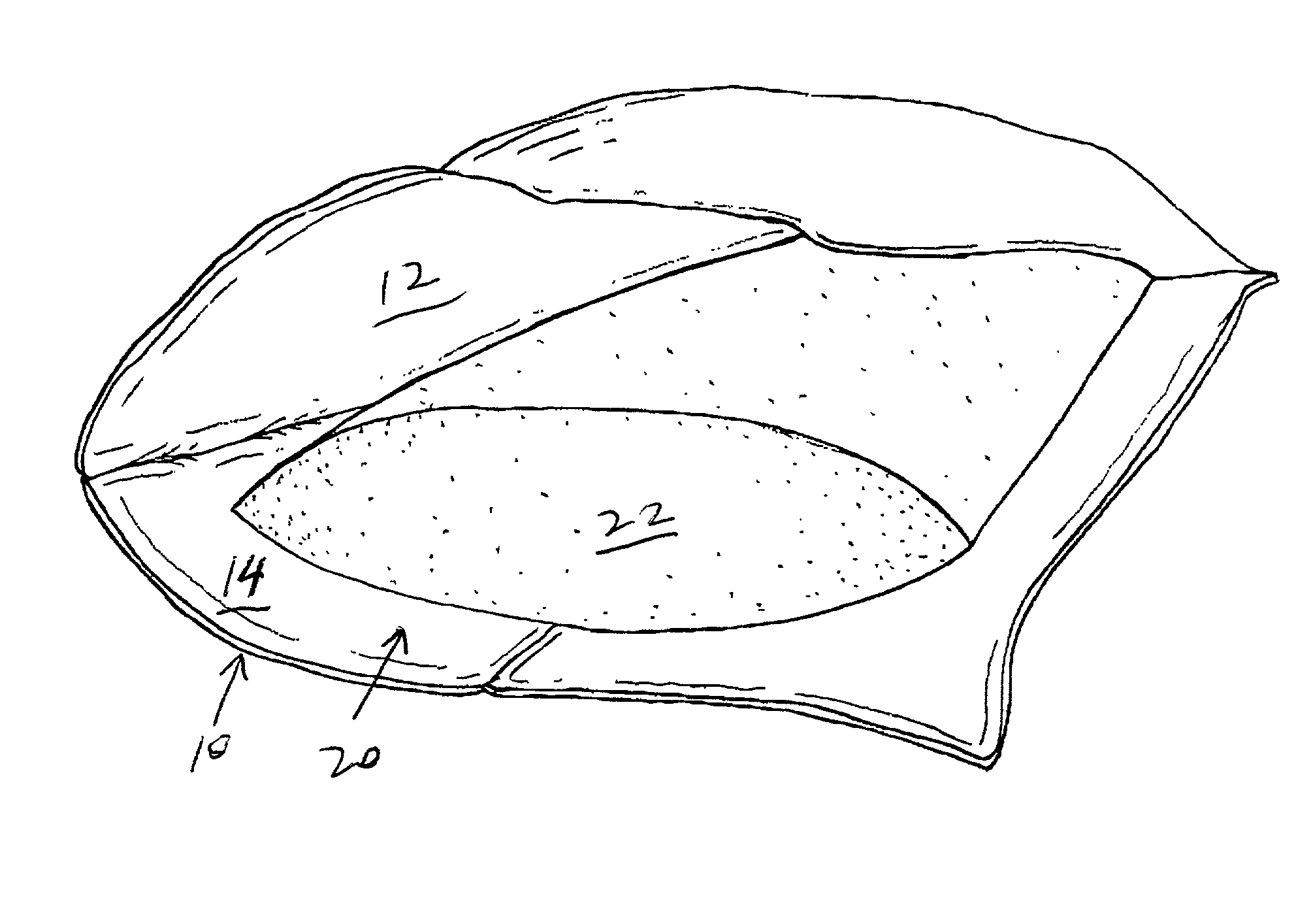 Pillow with foam insert