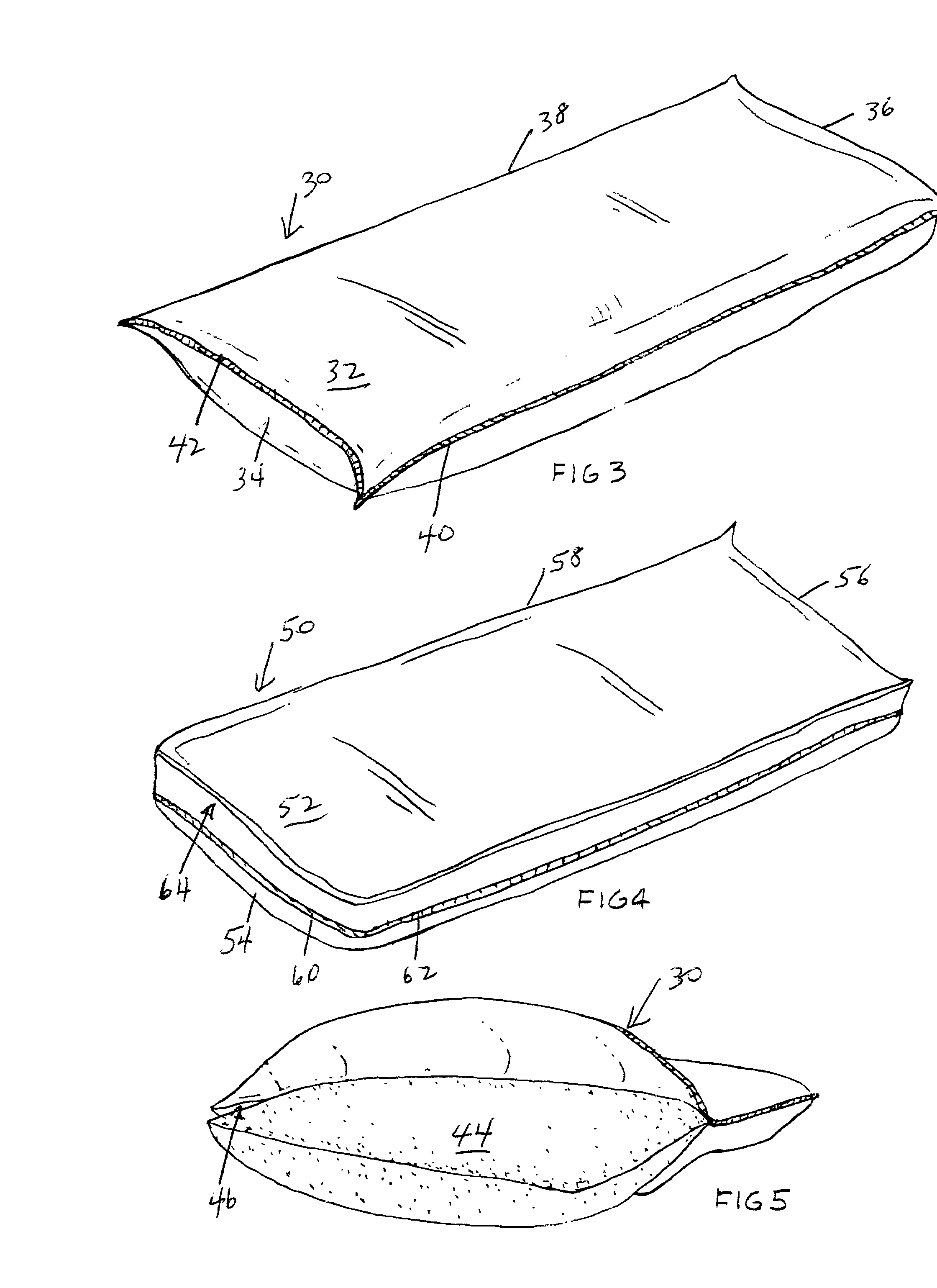 Pillow with foam insert