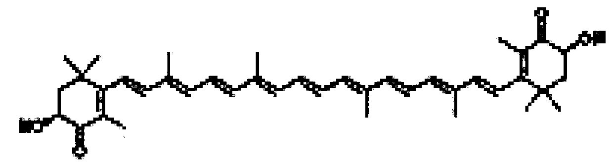 Application of astaxanthin as antidepression medicine