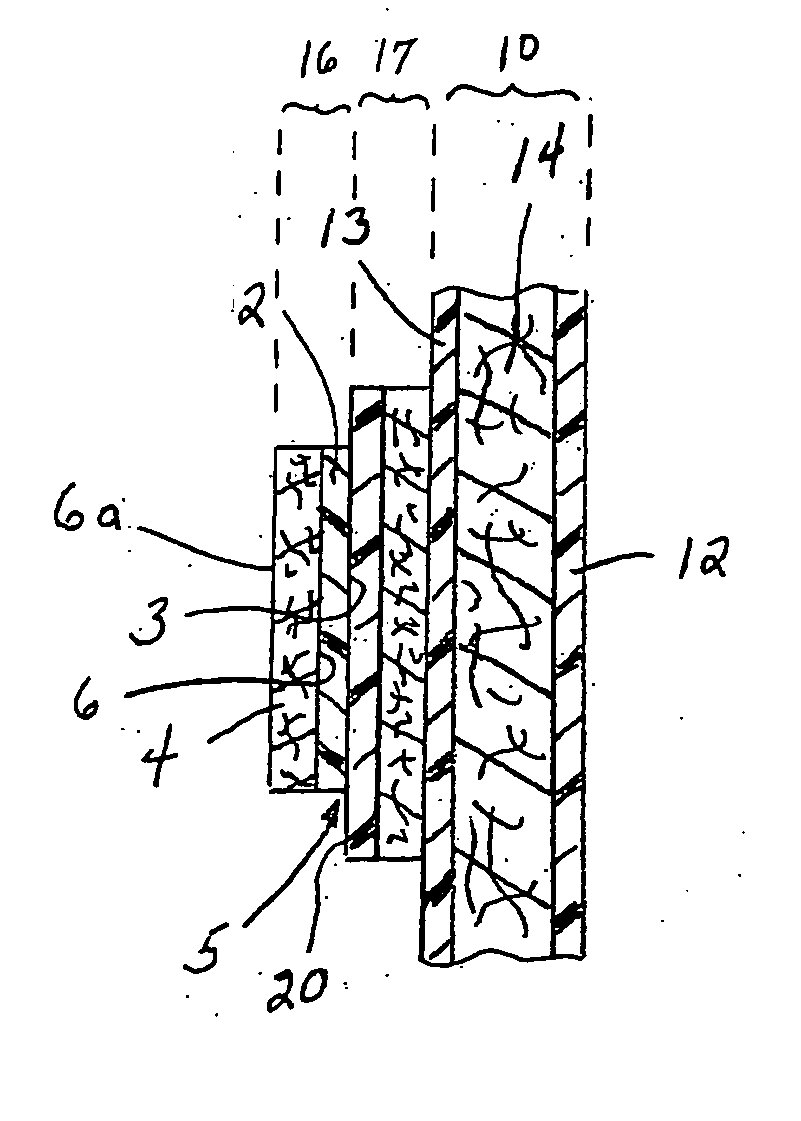 Cling film fastening system for disposable soft goods