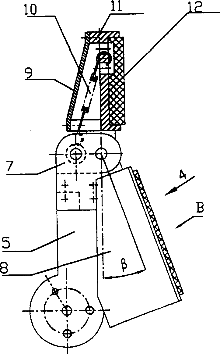 Under-driven adaptive mechanical finger