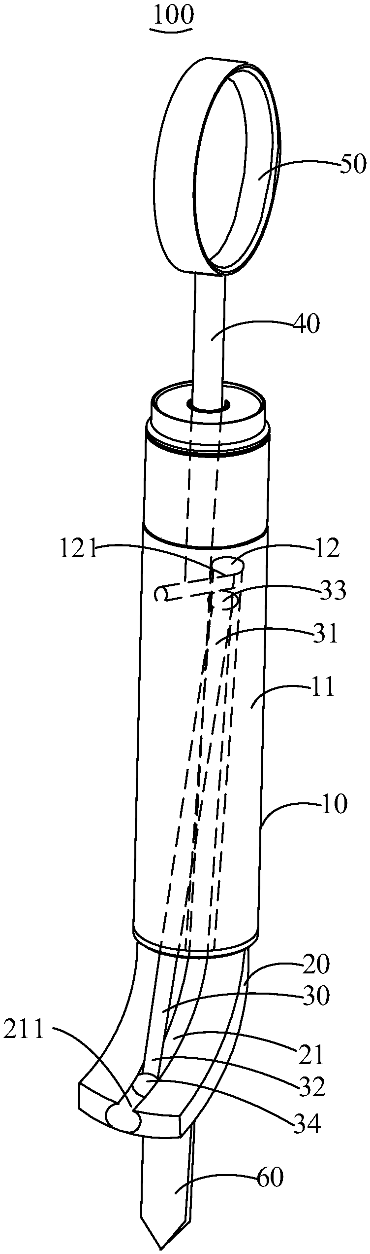 Endoscopic thyroid retractor