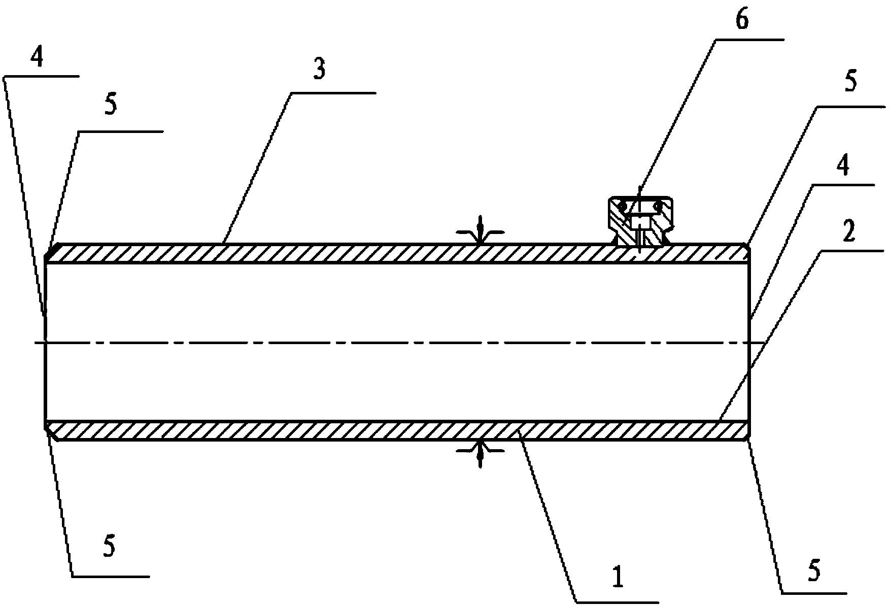 Machining process of hydraulic support lifting jack cylinder