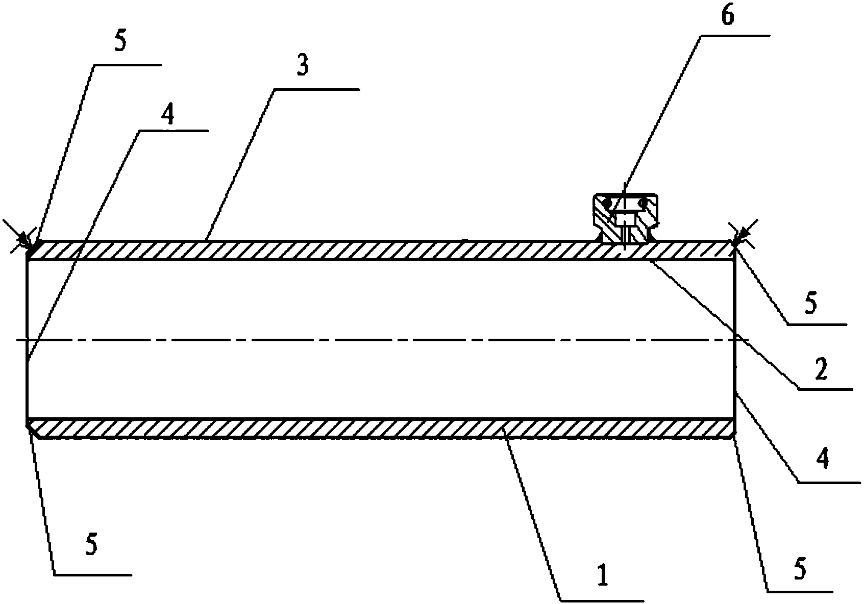 Machining process of hydraulic support lifting jack cylinder