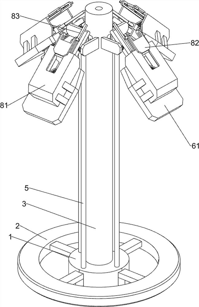 LED lamp supporting equipment for improving visibility in foggy days