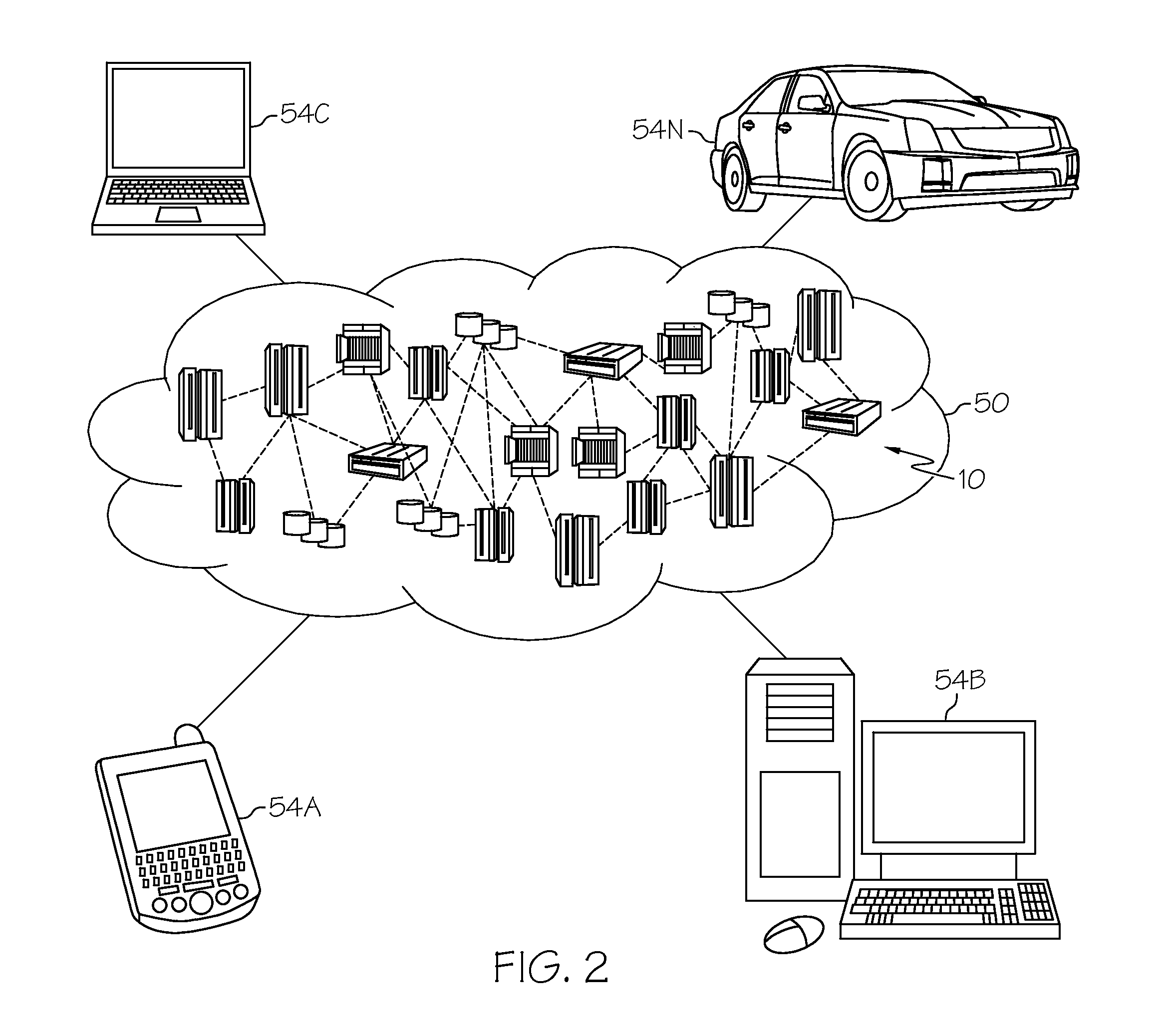 Locating service endpoints from a service registry