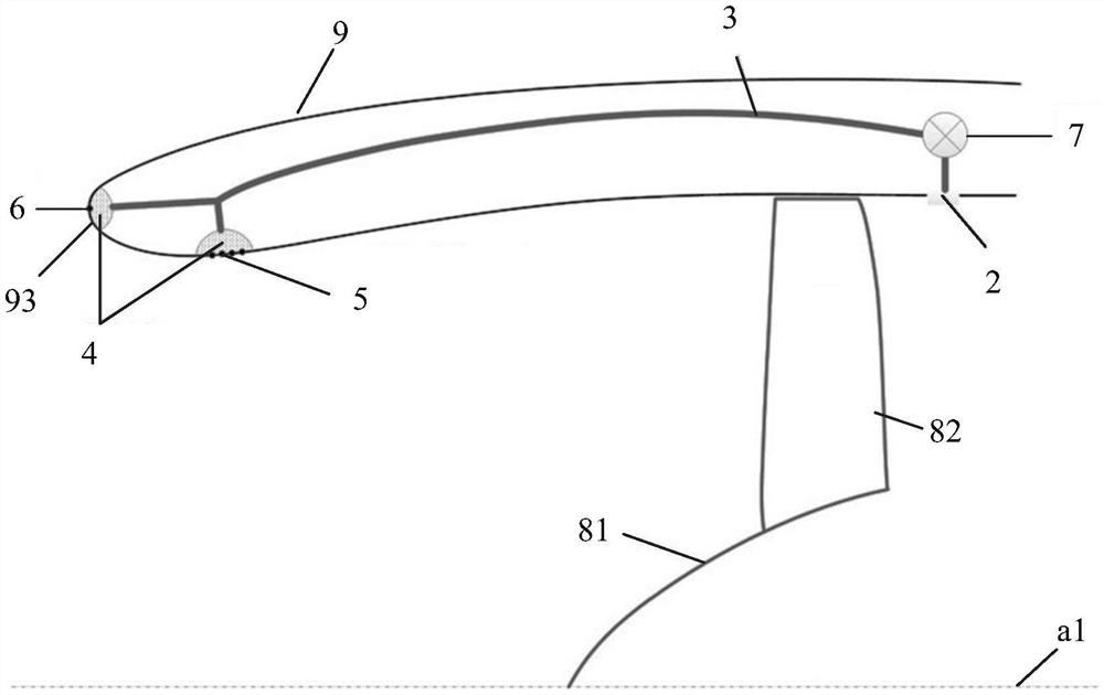 Device and method for improving crosswind resistance of aero-engine nacelle inlet