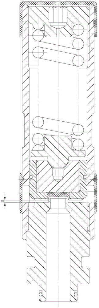 Valve core assembly of overflow safety valve