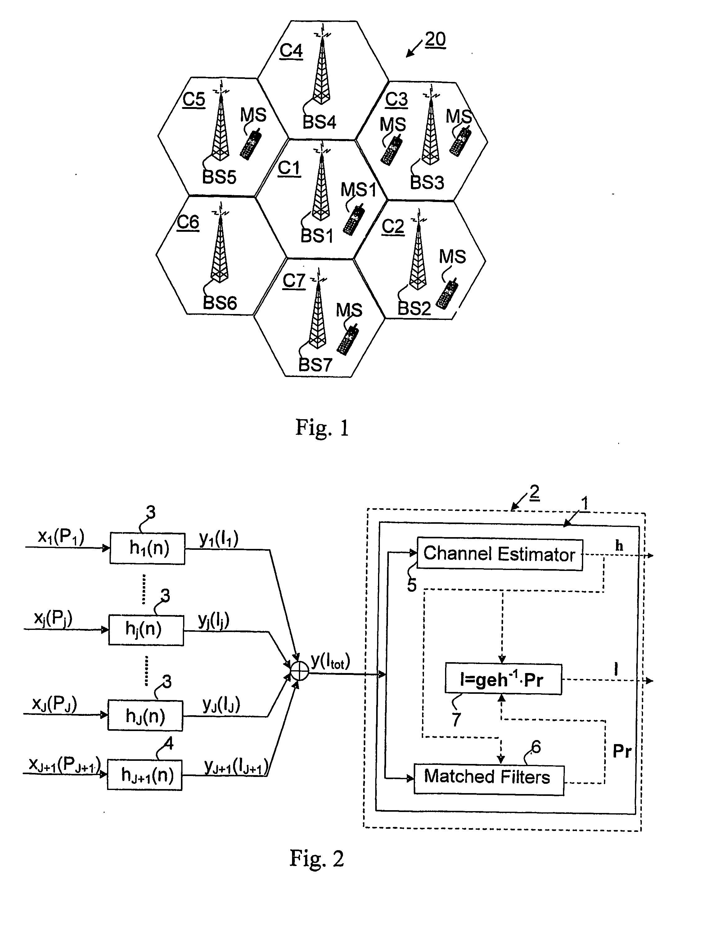 Arrangements and method for power estimation