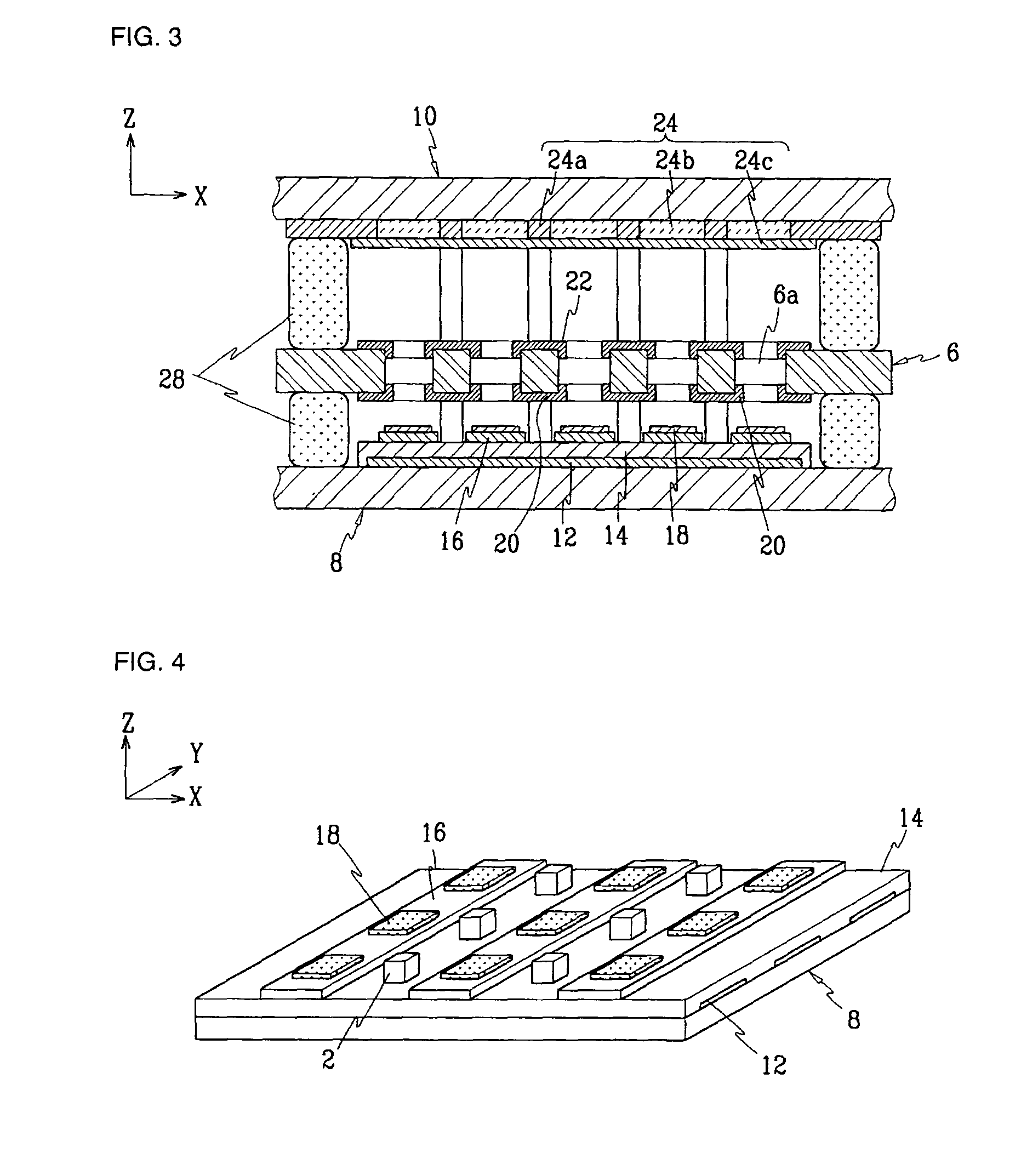 Flat panel display device having planar field emission source