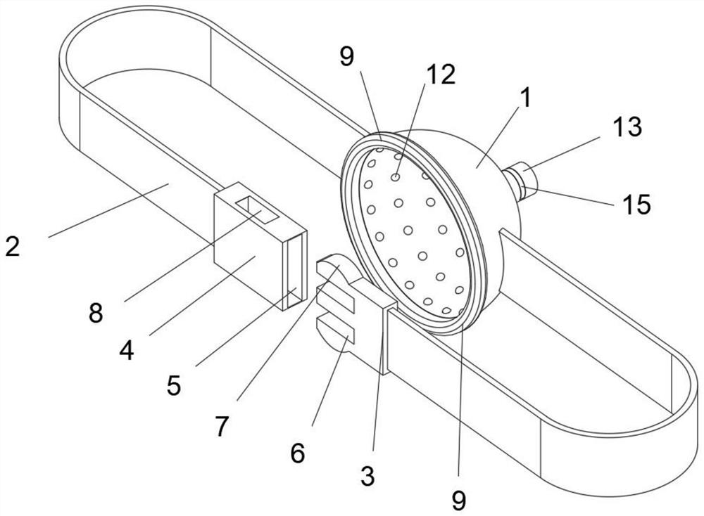 Breast pumping device for gynecological nursing