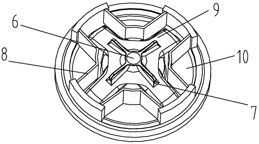 A tire mold casting device