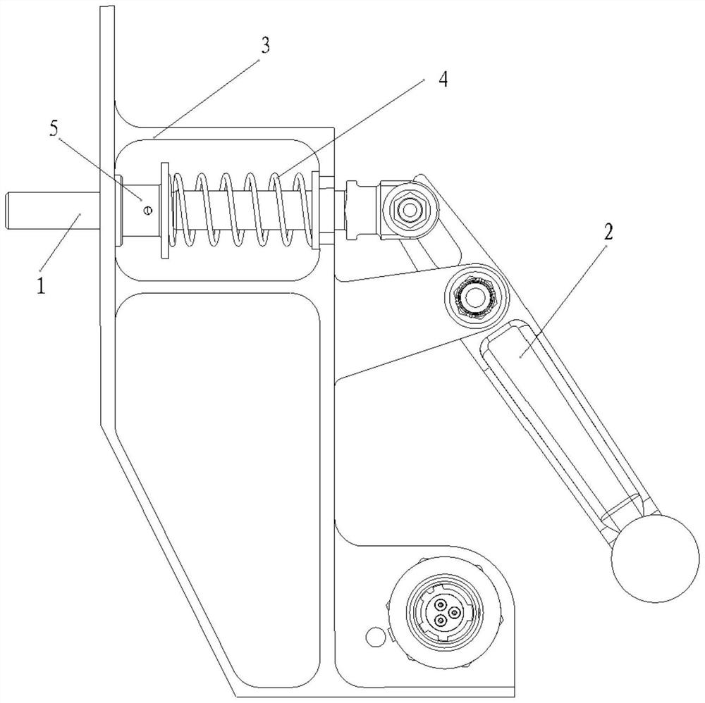 Cabin door bolt stroke sensitivity improving mechanism