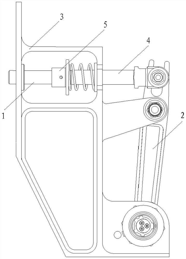 Cabin door bolt stroke sensitivity improving mechanism