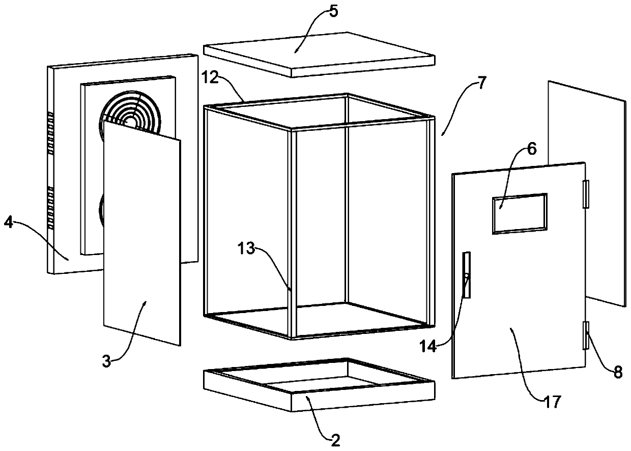 Electrical control cabinet with heat dissipation function