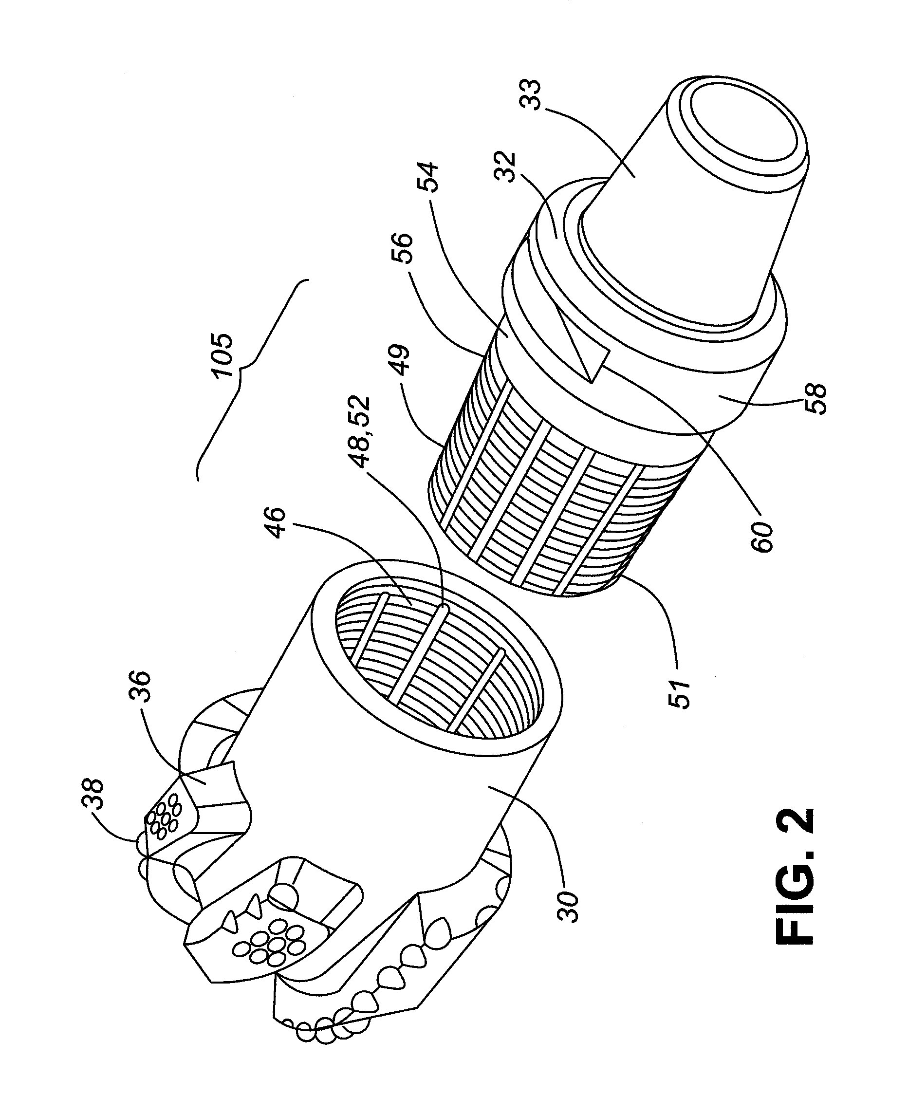 Drill bit assembly having electrically isolated gap joint for electromagnetic telemetry