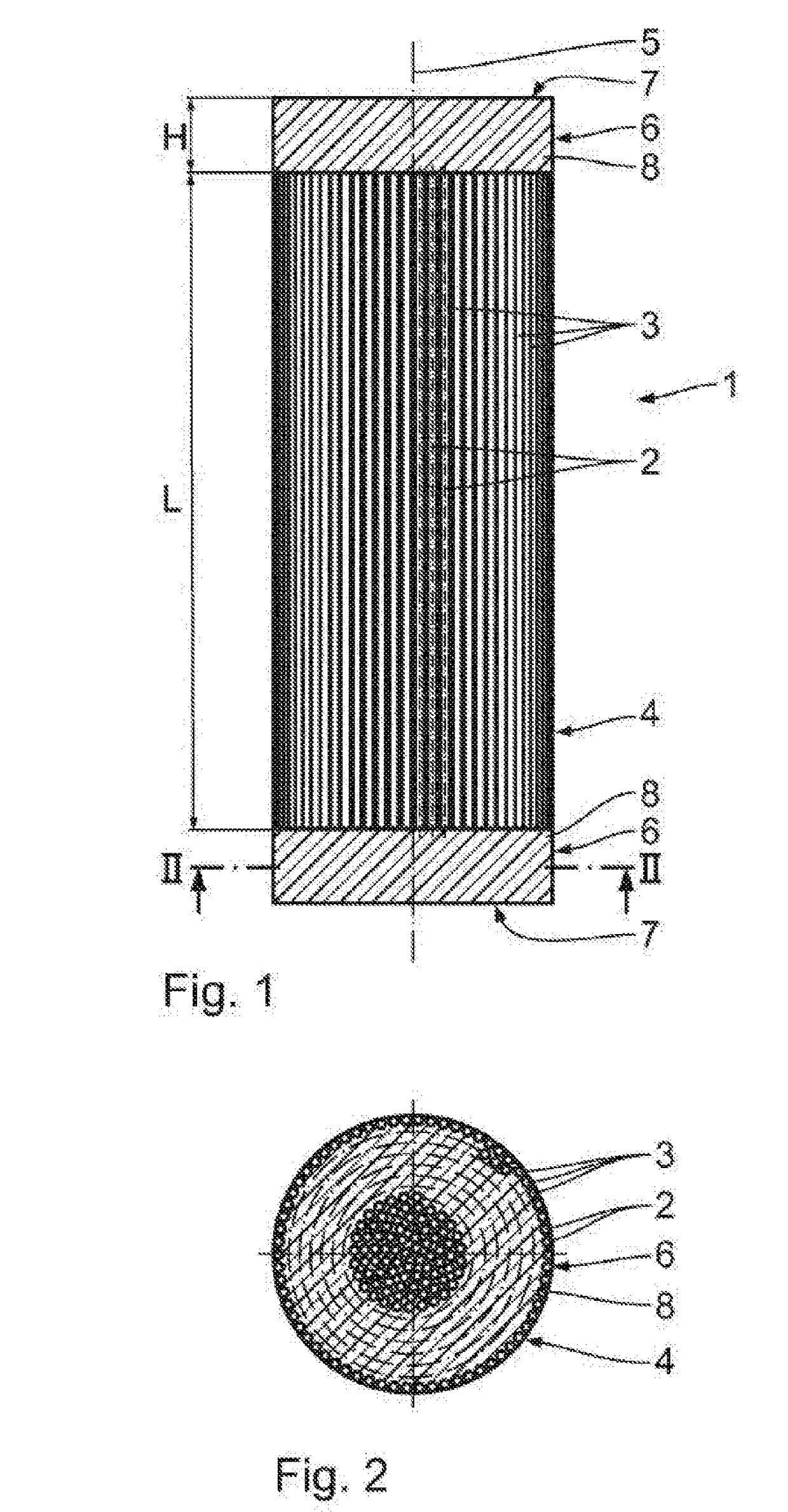 Heat Exchanger for an Oxygenator and Method for Producing Such a Heat Exchanger