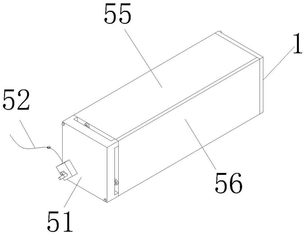 Fire hose placement device of fire fighting truck