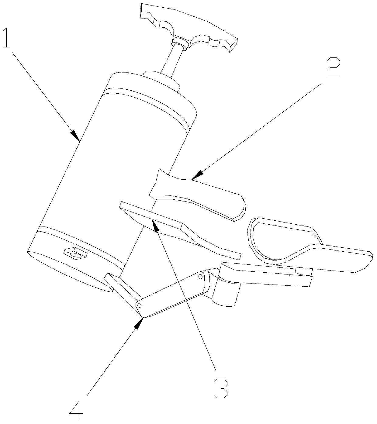 Hand-held noodle press