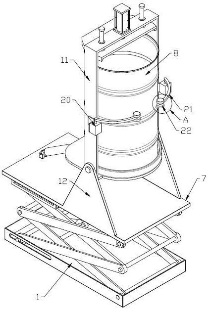 Automatic feeding equipment for molecular sieve ion exchange