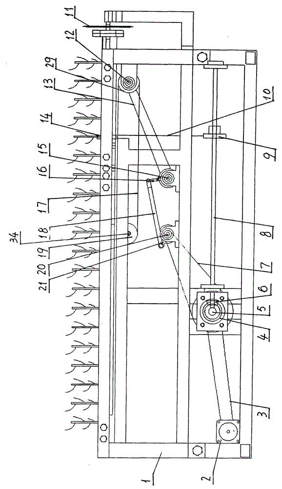 Pot seedling transplanter full-automatic seedling supply apparatus