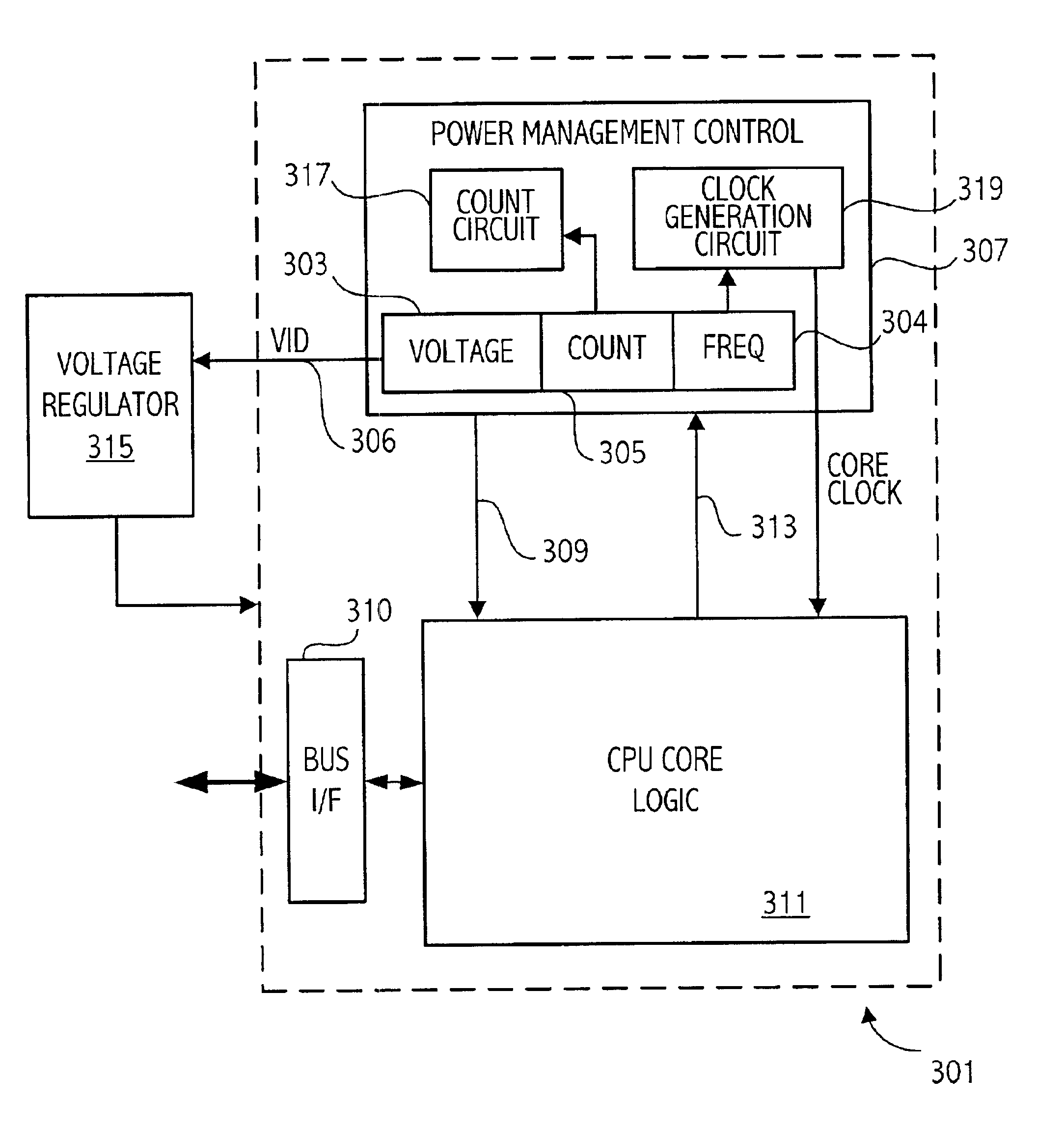 Variable maximum die temperature based on performance state