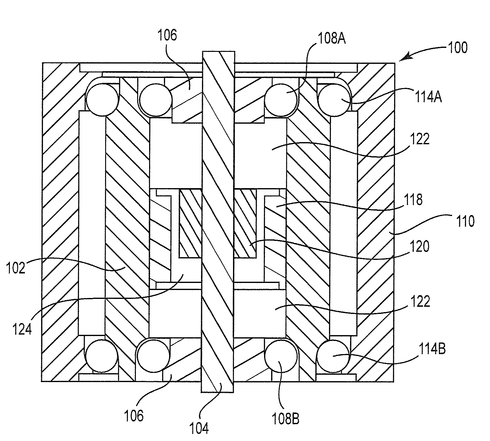 Low hysteresis bearing