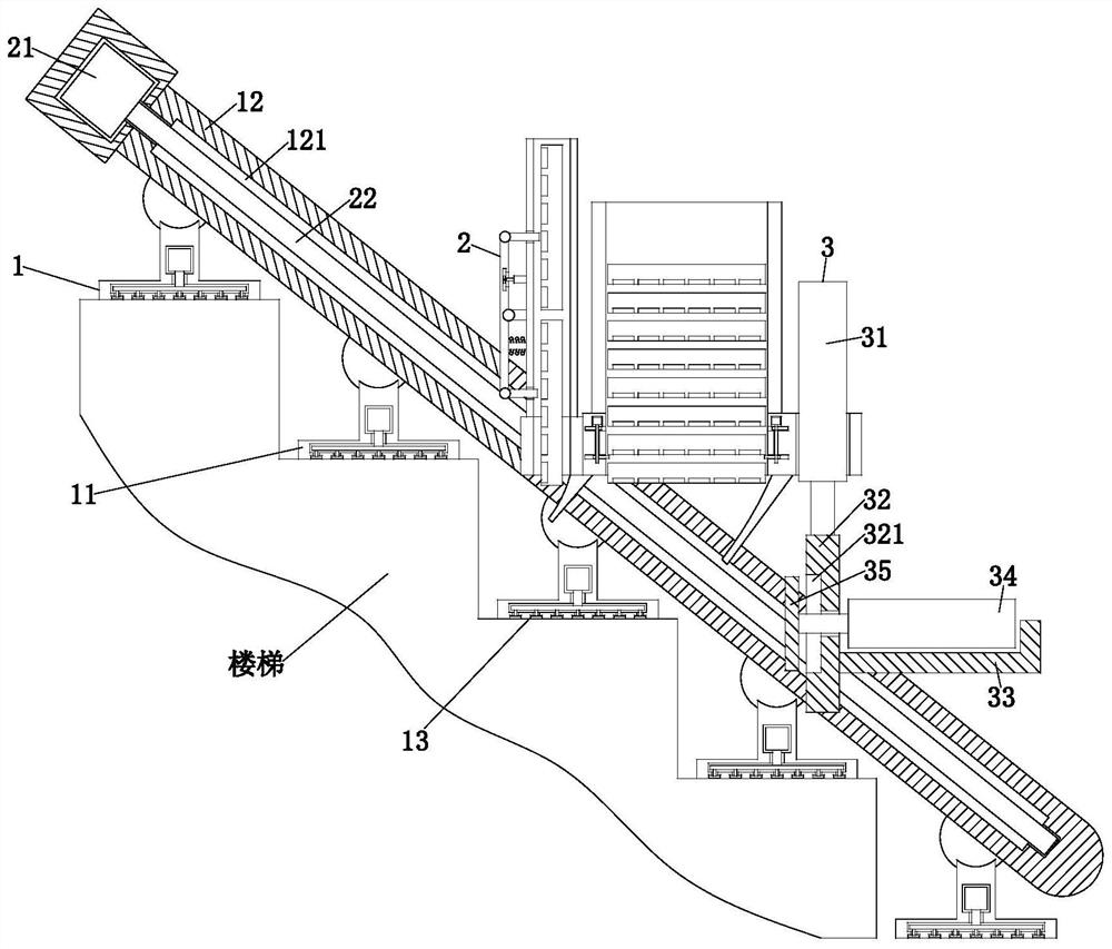 Ceramic tile laying construction method for decoration engineering