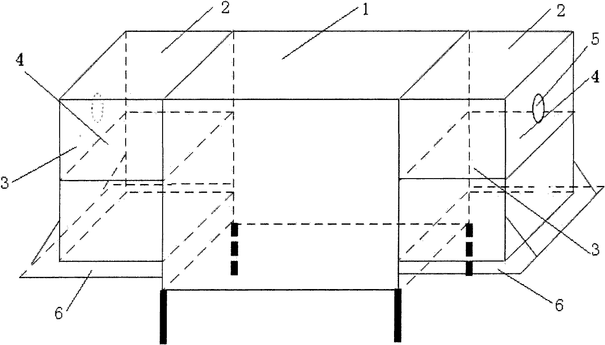 Housefly breeding device and breeding method thereof