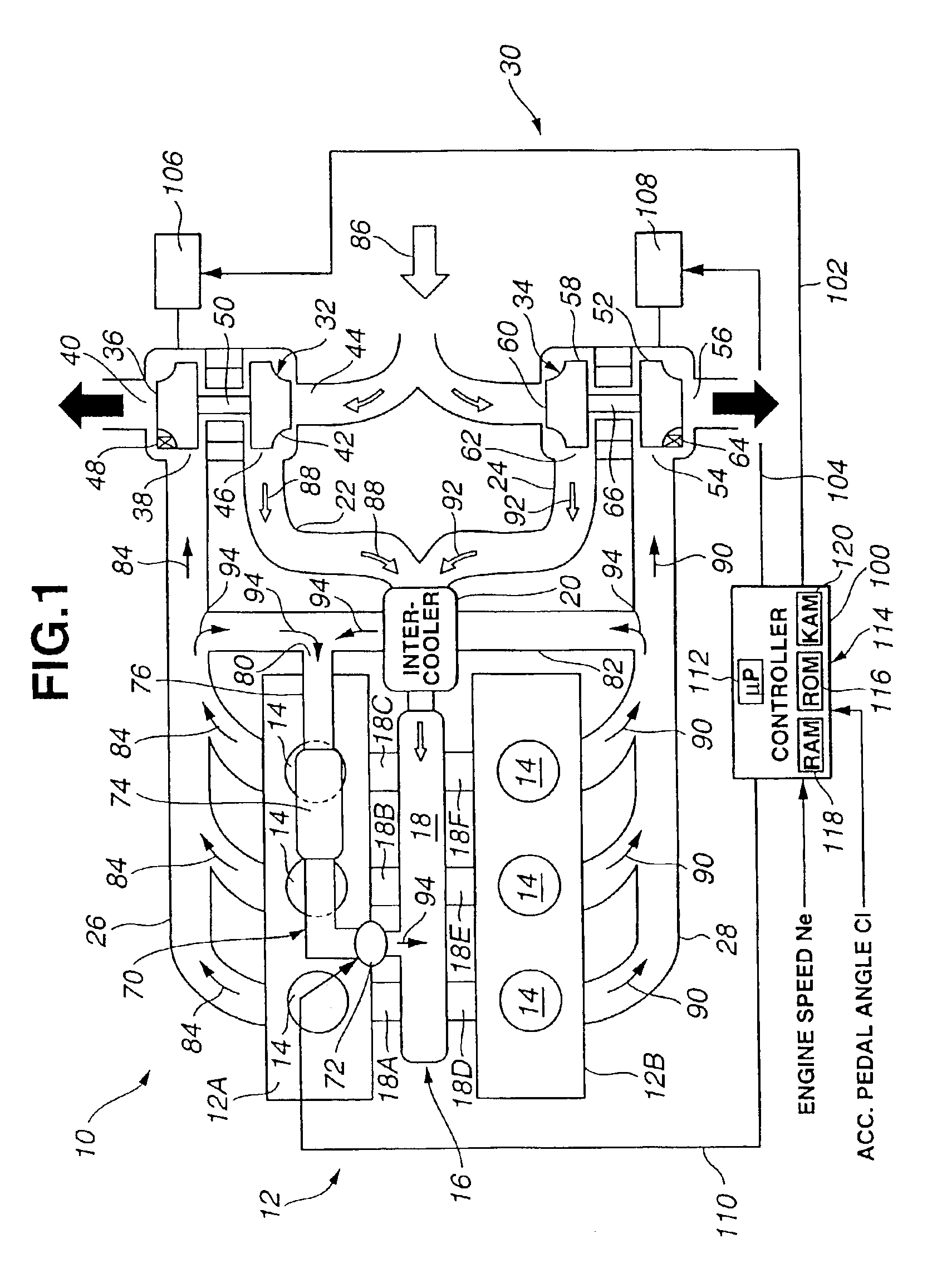 Control of multiple supercharged compression ignition engines having EGR