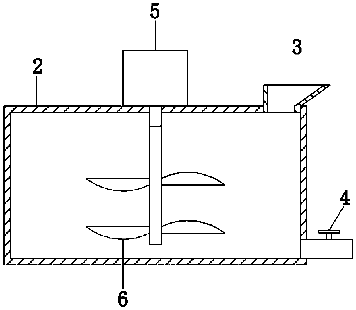 Agricultural stirring and spraying device for gardens