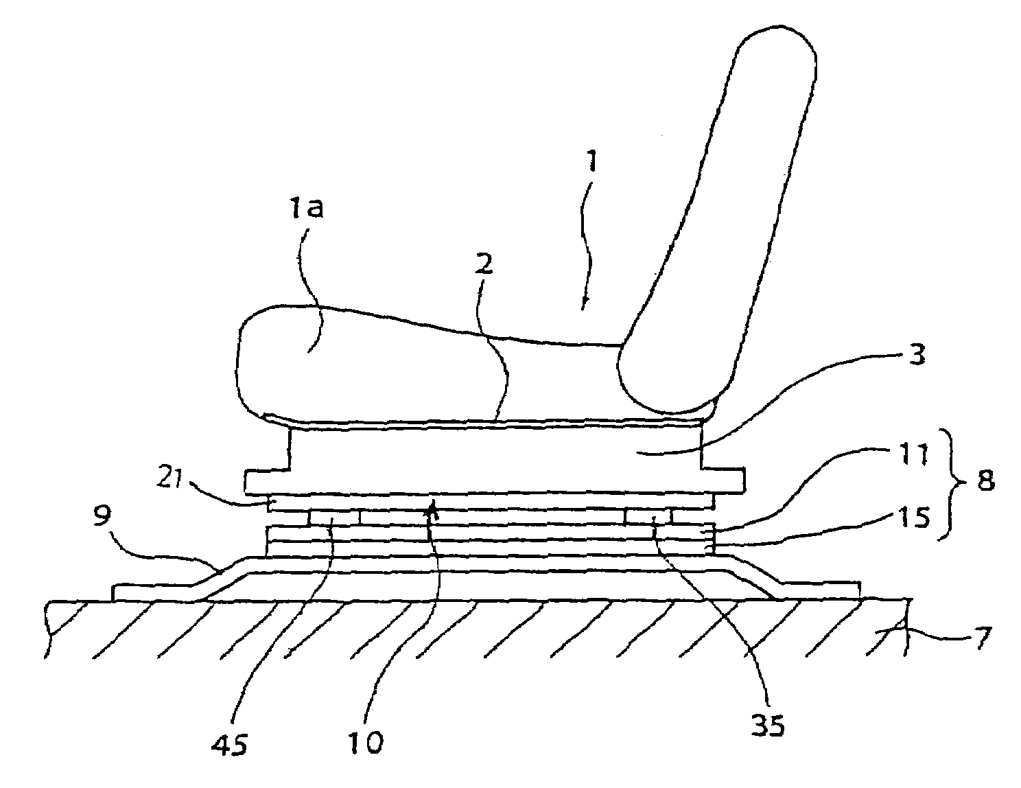 Seat-load measuring apparatus