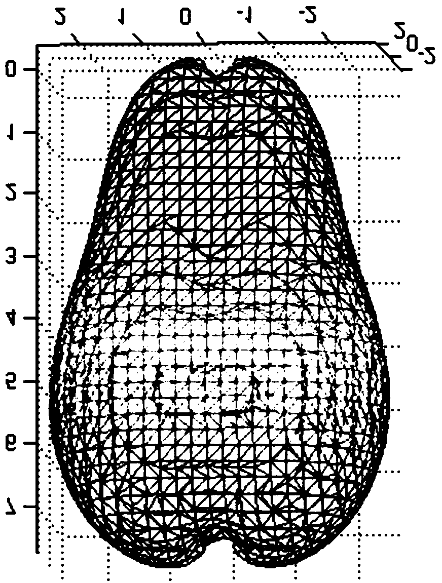 Construction method and application of three-dimensional dose contribution distribution model with occlusion material