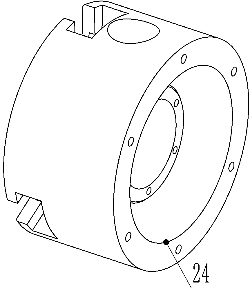 A mechanical extrusion molding device for thimble heat transfer tubes