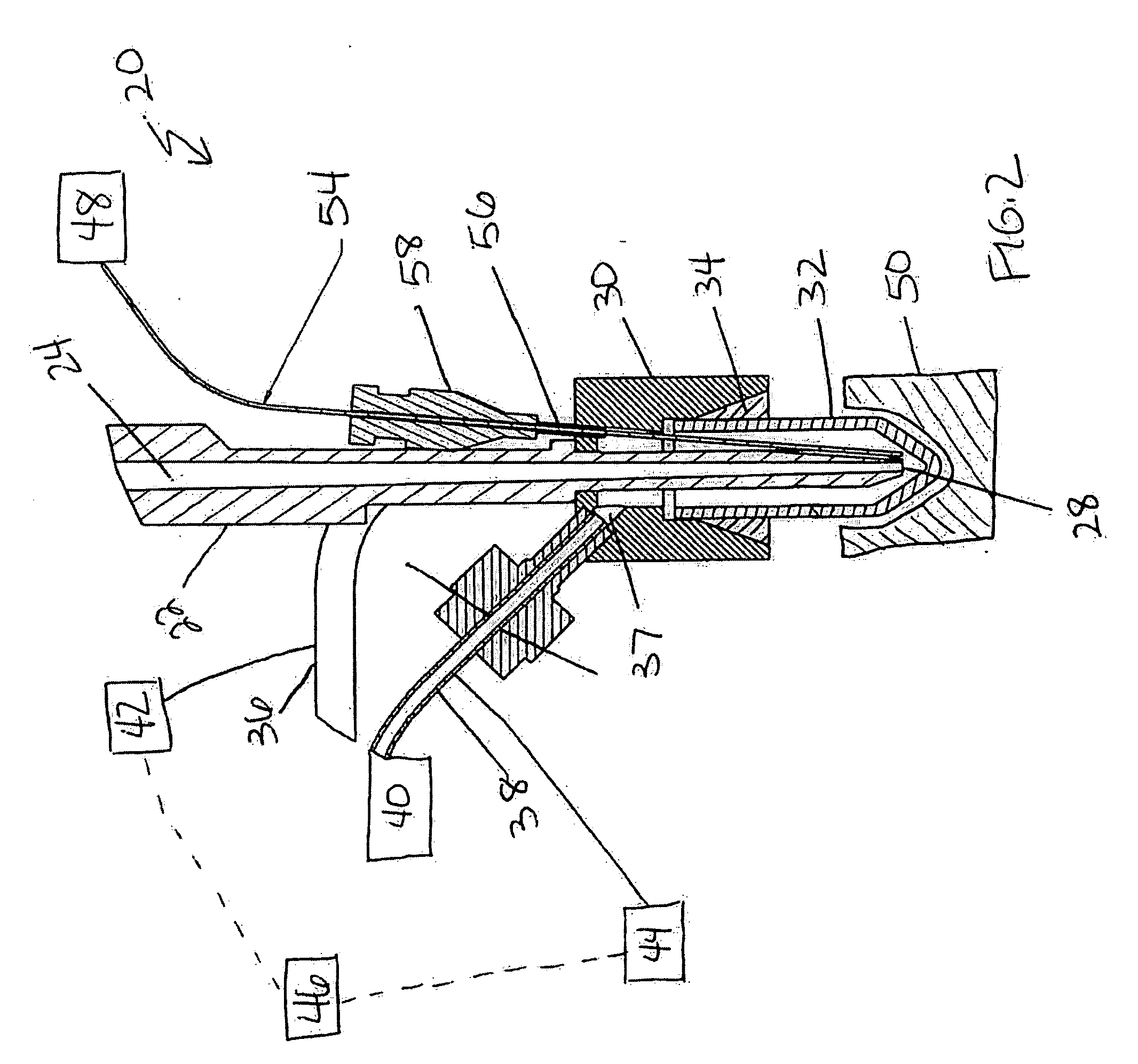 Dual outlet pyrolyzer for biological agent detection system