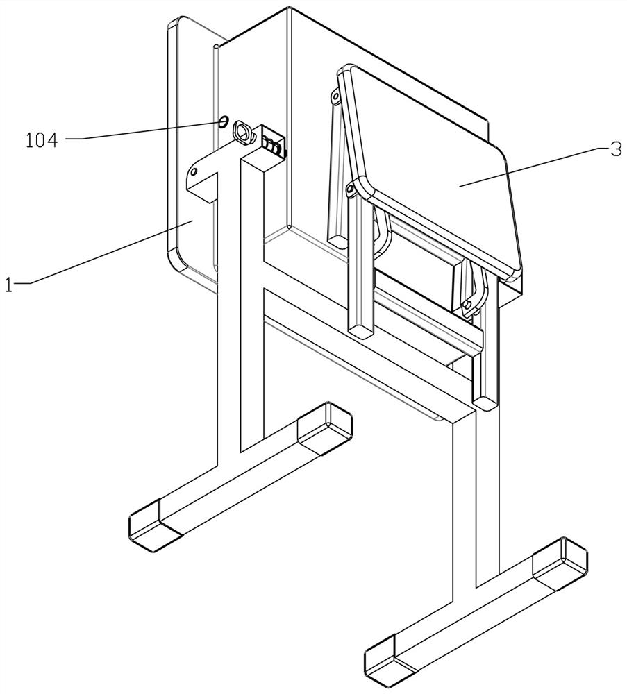 Folding table and stool set